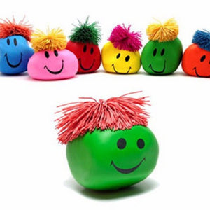 1PC Funny Novelty Gift Creative Vent Human Face Ball Anti Stress Toy Soft Funny Bouncing Squeeze