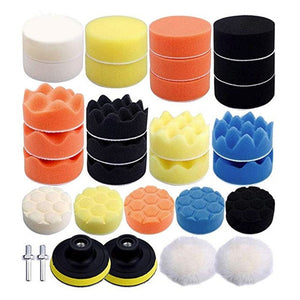 31pcs 3 Inch Polishing Disc Sponge Polishing Pad Wheel Buffing Pad