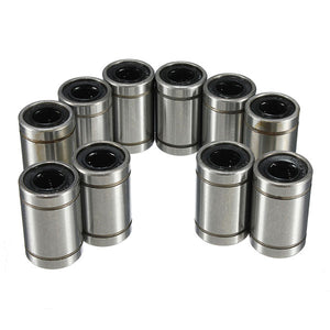 LM8UU 8mm Linear Ball Bearing Bush Steel for CNC Router Mill Machine