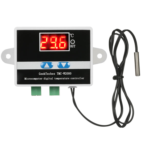 GeekTeches TMC-W2000 AC110-220V 1500W LCD Digital Thermostat Thermometer Temperature Controller