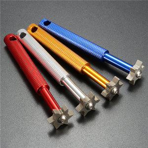 Stainless Steel Iron Rod Groove Surface Cleaning Tool Sharpener  - 4 Colors