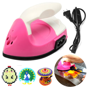 Mini Electric Iron for Rhinestone DIY Hama Bead Perler Beads Tools 3D Puzzle Toys Clamping Tools