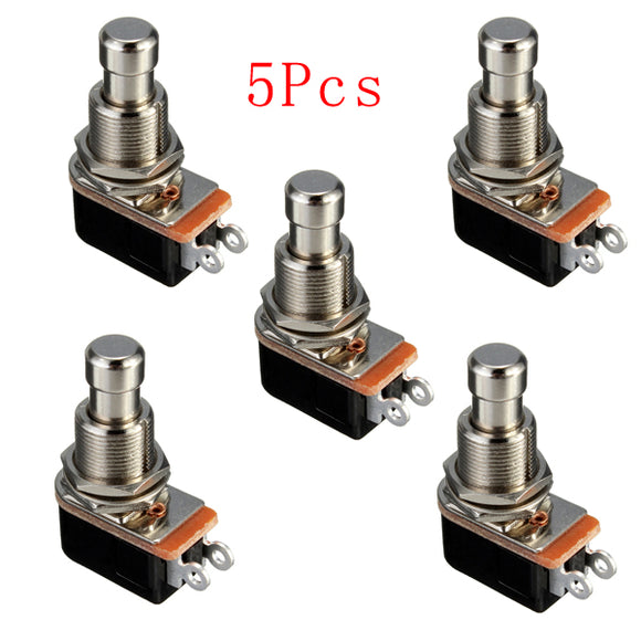 5Pcs Electric Guitar Effect Momentary Push Button Stomp Foot Pedal Switch