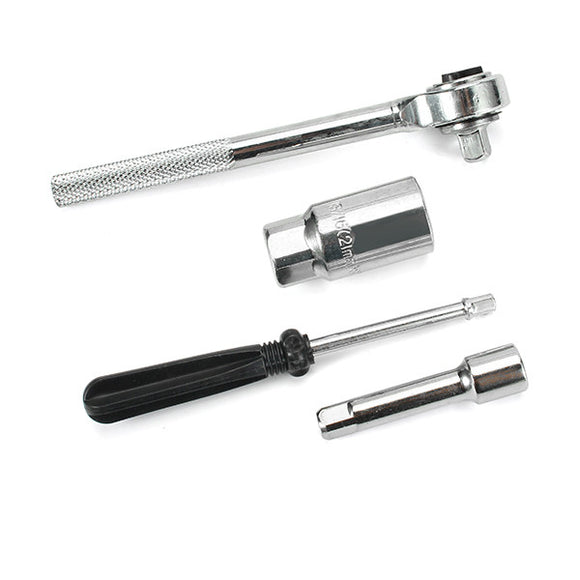 40Pcs 1 Set Carbon Steel Socket Wrench Car Machine Repair Tool Hardware Kit