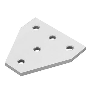 Machifit Aluminum 5 Holes T Shape Join Plate Corner Bracket for 2020 V-slot Aluminum Profile