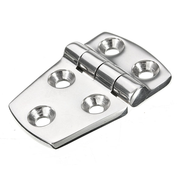 38 x 56mm 316 Stainless Steel Flush Hinges Door Hinge Polished Silver Hardware