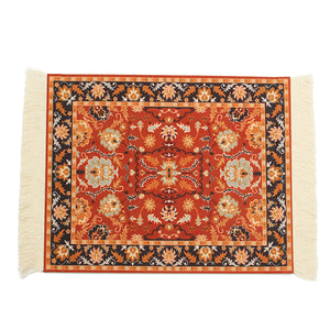 28cm x 18cm Bohemia Style Persian Woven Rug Mouse Pad for Desktop PC