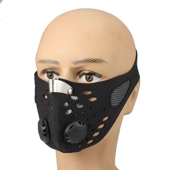 Unisex Carbon Anti Dust Mask Outdoor Riding Half Face Mouth Filter Protection