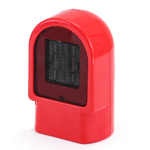 Red Mini Heater Small Desktop Heater Electric Heater Portable Winter Warmer Fan Camping Heating