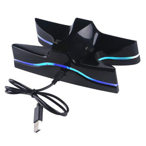 LED Dual Charger Station Charging Stand Dock for PS4 Play Station 4 Controller