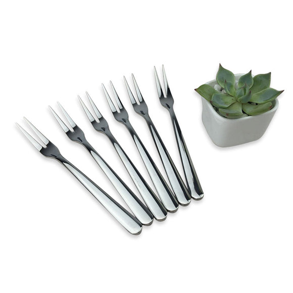 KCASA KC-FR001 1 Pc Stainless Steel Fruit Fork Dessert Cake Fork Kitchen Tools