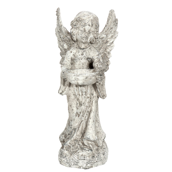 Solar Fairy Angel /Cherub Garden Ornament Statue Figurine Art Sculpture Decorations