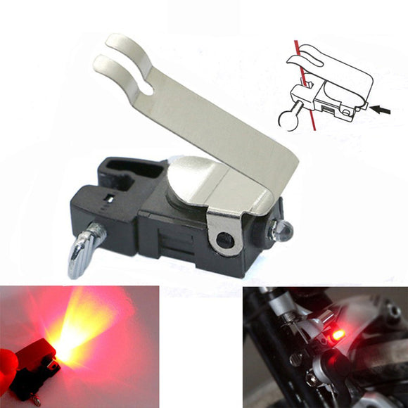 Mini Travel Wheel Spokes Bike Brake Light Mountain Road Bicycle Led Light Real Cycling Accessories