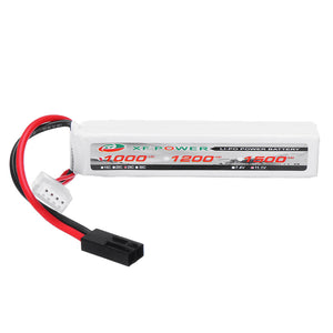 XF Power 11.1V 1000mAh 25C 3S Lipo Battery Small Tamiya Plug for RC Hand Toys