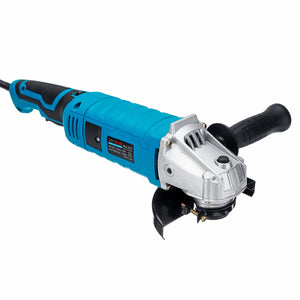 1100W 5 Inch 125mm Electric Angle Grinder w/ 7 Speeds Metal Grinding Cutting Polishing Tool