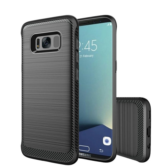 Brushed Finish Dissipating Heat TPU Case For Samsung Galaxy S8 Plus 6.2 Inch