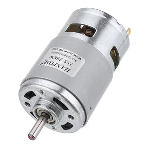 HANPOSE 775 Motor DC 12V 24V 80W 150W 288W DC Motor Large Torque High Power DC Motor Double Ball Bearing Spindle Motor