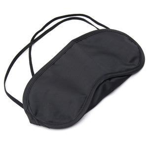 Sleeping Eye Patch Travel Office Eyeshade Cover Rest Aid Relax Mask Black