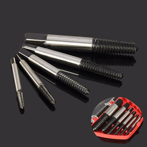 5/6pcs 4mm-25mm Damaged Nut Screw Extractor Set Bolt Stud Remover Tool Kit