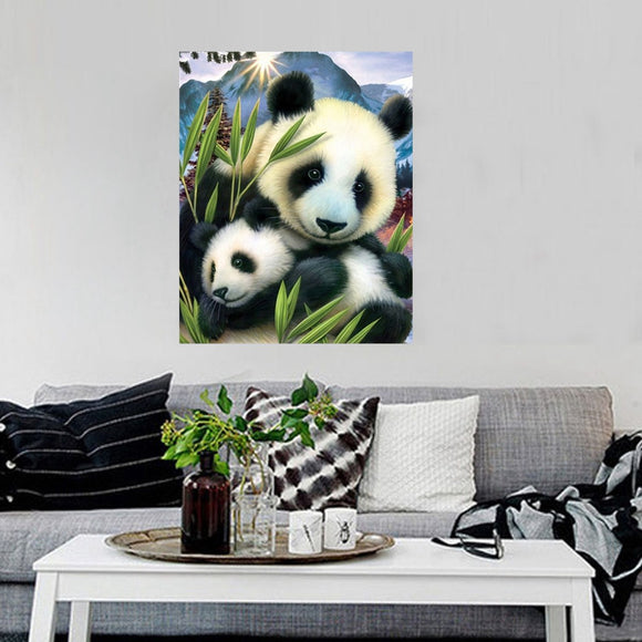 5D Diamond Painting Panda Painting Home Decorations Love Animal DIY Family Handwork