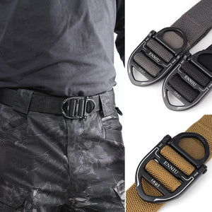 125cm ENNIU FA38-1 3.8cm Nylon Combat Training Belt Quick Release Buckle Military Tactical Belt