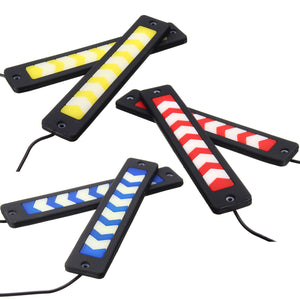 2PCS Flexible Car Auto COB LED Strip Daytime Running Driving Light DRL 480LM 330MA 6000K