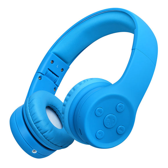 Wireless bluetooth Kids Childs Headphone Soft Foldable Portable Stereo Music Headset with Mic