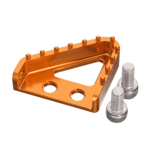 CNC Billet Rear Brake Pedal Step Plate Tip For Enduro Motocross KTM 125-530 XCF