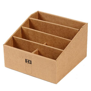 Remote Control Sundries Parts Storage Box Creative Paper Desktop Stationery Pen File Storage Box