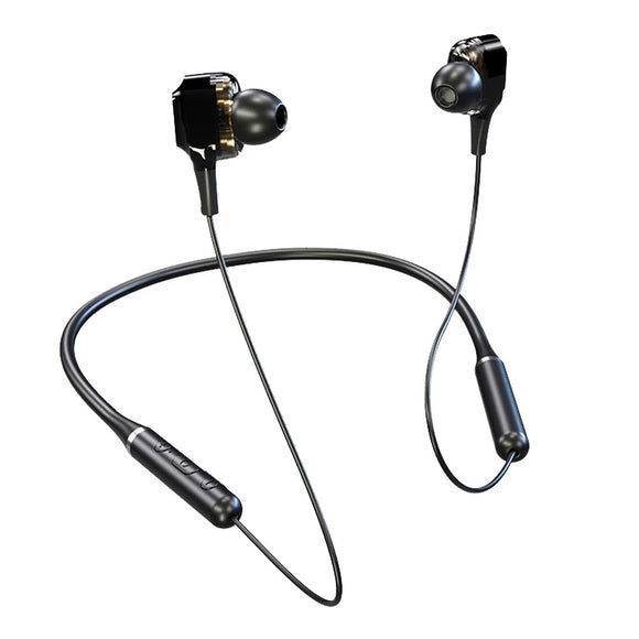 [Dual Dynamic Drivers] Lenovo XE66 bluetooth 5.0 Earphone Wireless Neckband HiFi Stereo Magnetic Noise Reduction Mic Sports Headset Headphone