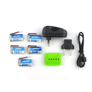 JJRC H31 RC Quadcopter Spare Parts 5Pcs 3.7V 400MAH 30C Battery and Charger Set X5A-A13