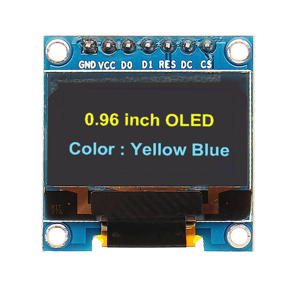 Geekcreit 7Pin 0.96 Inch OLED Display 12864 SSD1306 SPI IIC Serial LCD Screen Module For Arduino