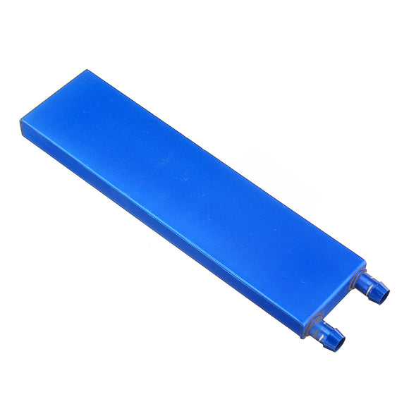 40*160 0.5mm Blue Aluminum Alloy Water Cooling Block Radiator Liquid Cooler Heat Sink Equipment