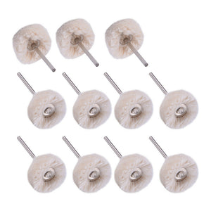 20pcs 2.35mm Dental Wool Brushes Polishing Grind Wheel for Rotary Tools