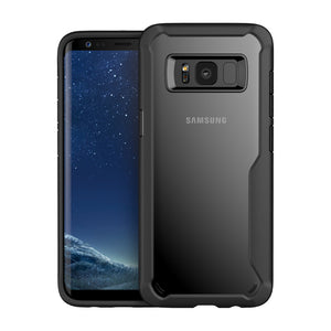 Bakeey Shockproof Transparent Acrylic Soft Silicone Case for Samsung Galaxy S8 Plus