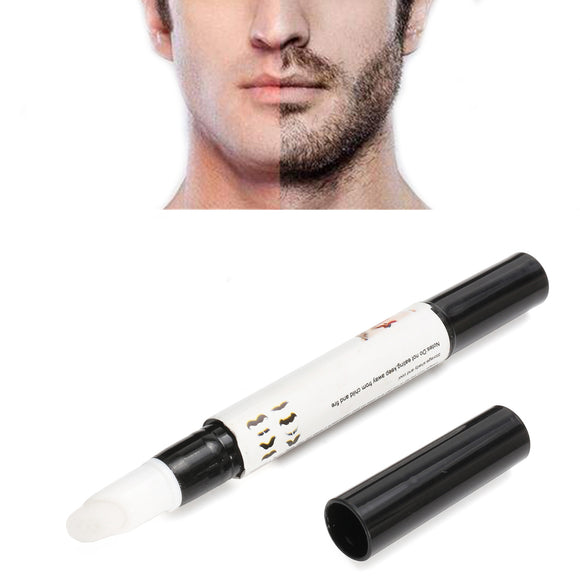 Natrual Beard Growth Pen Facial Hair Mustache Sideburns Eyebrow Enhancer Cream