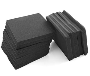 12x12"x1" Acoustic Wedge Studio Soundproofing Foam Wall Tiles Sound Insulation Cotton"