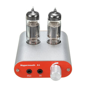 Biggermouth A1 HIFI Fever Level Audio Headphone Amplifier 6J5 Tube Valve Multi-Hybrid