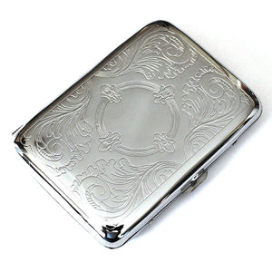 Honana NB-CB01 Steel Stainless Cigarette Case Silver Durable Double Sided Cigarette Box