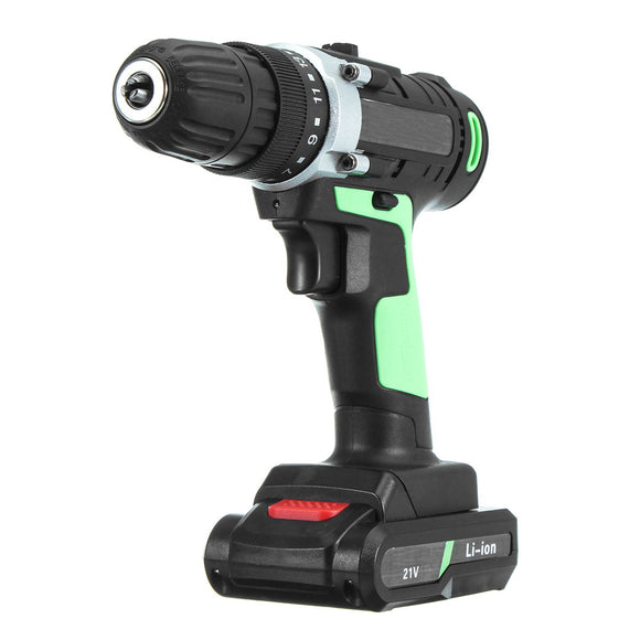 21V Cordless Electric Screwdriver Driver Power Lithium Rechargeable Screwdriver 1 Charger 1 Battery