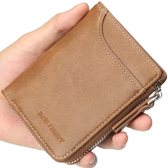 Baellerry Men Multifunctional Short Wallet Card Holder Clutches Bag