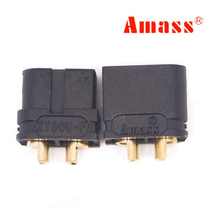 Amass XT60U 3.5mm Banana Plug Connector Black Male & Female 1 Pair