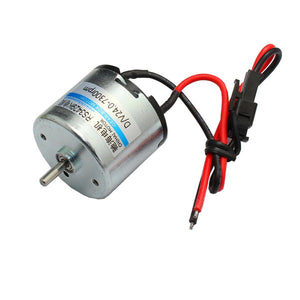 24V 7300rpm Carbon Brush Motor Ball Bearing DC Motor