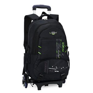 36L Children Kids Trolley Backpack Camping Travel Rucksack School Luggage Bag With Wheels