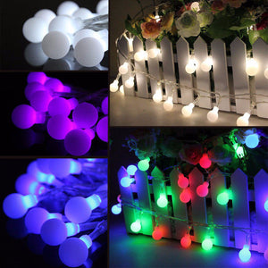 10M 100 LED Fairy String Light Berry Ball Lamp Wedding Christmas Tree Party Decor