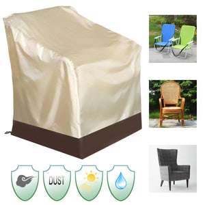 IPRee 84x67x73CM Waterproof High Back Chair Cover Outdoor Patio Yard Furniture Protection