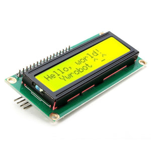 Geekcreit IIC/I2C 1602 Yellow Green Backlight LCD Display Module For Arduino