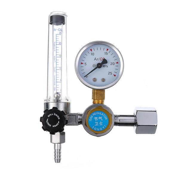 Metal Welding Gas Meter Argon CO2 Auto Pressure Regulator Weld Gauge For Power Tool