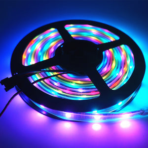 DC5V 5M SMD 5050 WS2812B Arduino RGB 10mm Waterproof LED Strip Rope Light