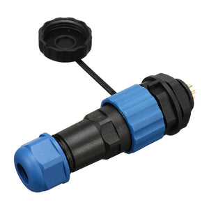 3Pcs SP16 IP68 Waterproof Connector Male Plug & Female Socket 6 Pin Panel Mount Wire Cable Connector Aviation Plug